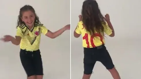 Hija de James Rodríguez le pide que celebre los goles, ¡a lo Fornite!
