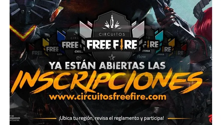 ¡Abierta la inscripción a los Circuitos Free Fire!