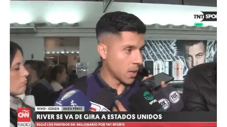 Enzo Pérez: "Lamentablemente se toman decisiones como las de Mayada y Lollo"