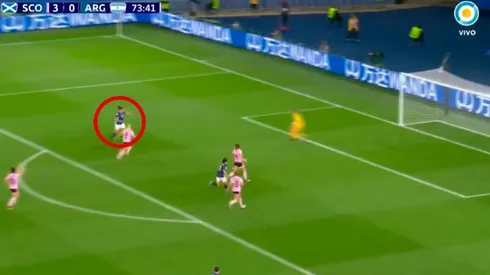 Va por la remontada: Argentina descontó ante Escocia