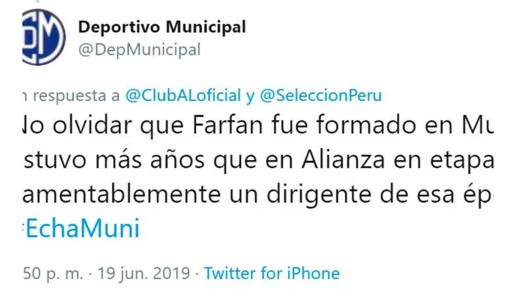 La discusión se generó en Twitter