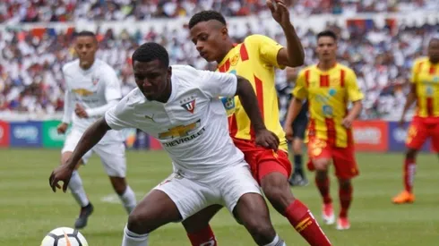 Liga de Quito vs. Aucas por la Copa Spencer.