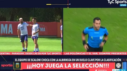 Se vio en TyC: cómo se llevan Agüero y Lautaro en el entrenamiento de la Selección Argentina