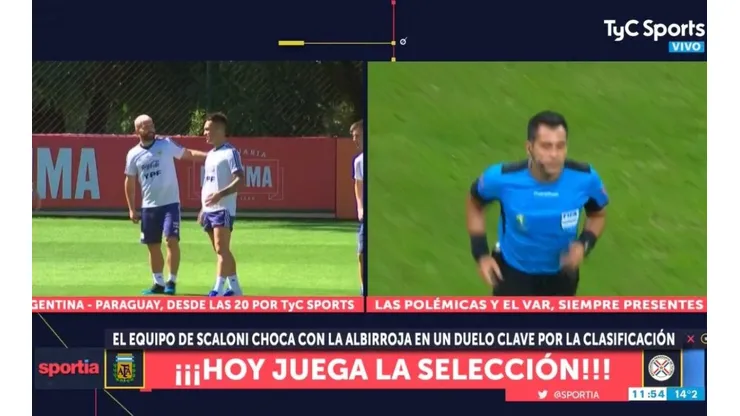 Se vio en TyC: cómo se llevan Agüero y Lautaro en el entrenamiento de la Selección Argentina
