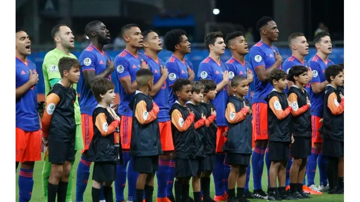 La Selección Colombia en su debut de Copa América 2019.