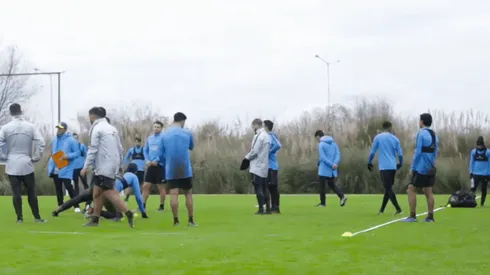Boca comenzó con la puesta a punto (Foto: captura)