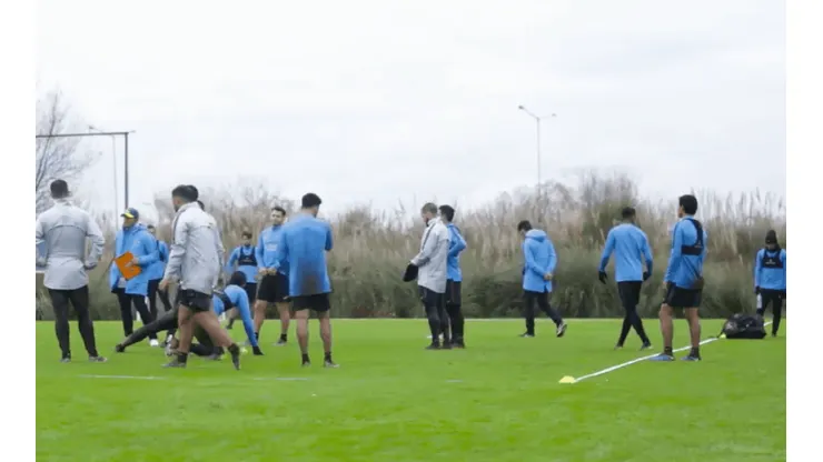 Boca comenzó con la puesta a punto (Foto: captura)