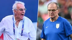 Jorge Fossati vs. Marcelo Bielsa, un duelo entre dos entrenadores experimentados. (Imago)