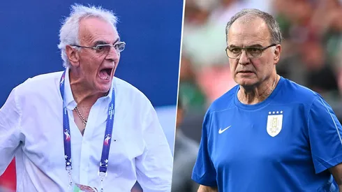 Jorge Fossati vs. Marcelo Bielsa, un duelo entre dos entrenadores experimentados. (Imago)