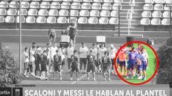 Messi y Scaloni cara a cara: el video de la reunión del plantel de la Selección Argentina