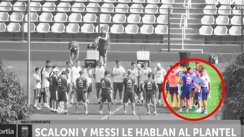 Messi y Scaloni cara a cara: el video de la reunión del plantel de la Selección Argentina