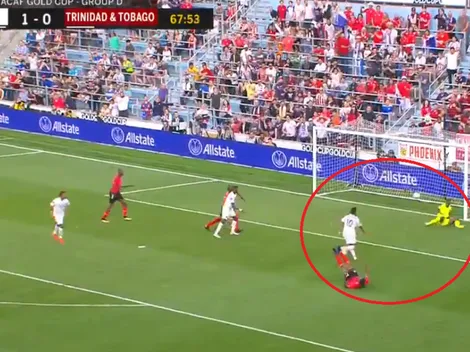 El arquero de Trinidad hizo dos atajadones, pero no pudo contener el tercero y Panamá gana 2-0