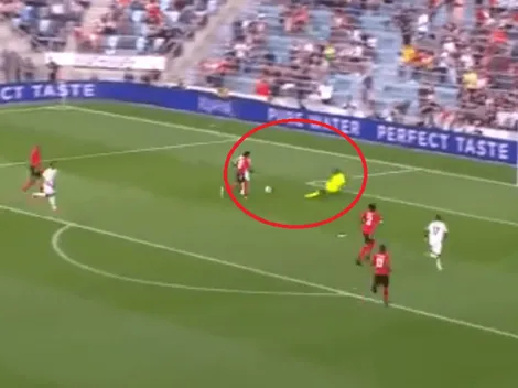 Clase pura: Armando Cooper dejó tirado al arquero y anotó el primer gol de Panamá en la Copa Oro