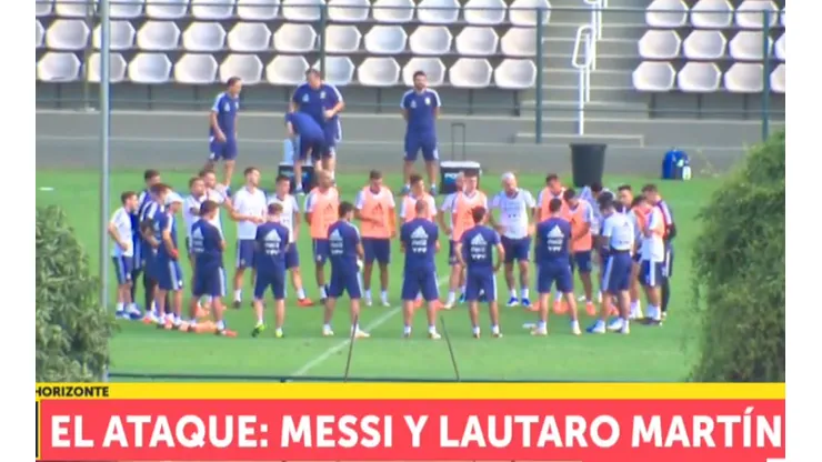 Al horno: Leo Farinella destapó una bronca entre jugadores y Scaloni