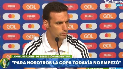 No podemos creer lo que dijo Scaloni: "Para nosotros es como que la Copa todavía no empezó"