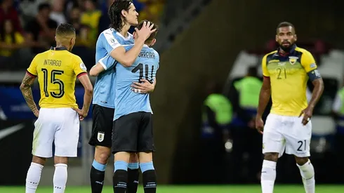 Foto de Cavani, jugador de Uruguay.