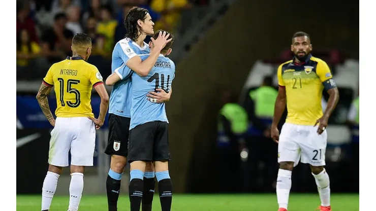 Foto de Cavani, jugador de Uruguay.