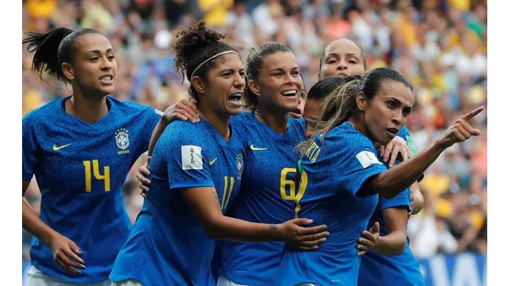 Italia vs. Brasil por la Copa Mundial Femenina.