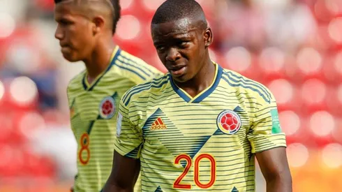 Johan Carbonero en la Selección Colombia Sub-20.