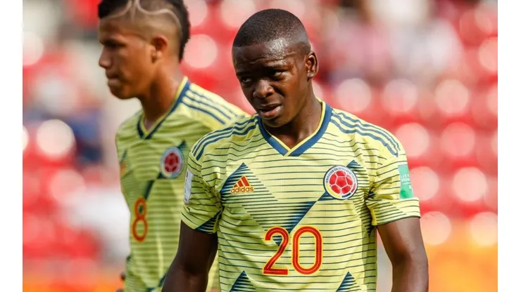 Johan Carbonero en la Selección Colombia Sub-20.