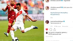 En la previa: jugadores peruanos comparten mensajes en sus redes