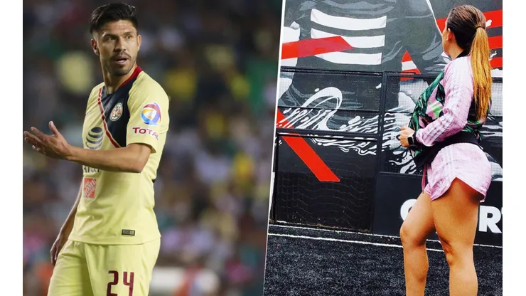 Foto de Oribe Peralta con Ptty.