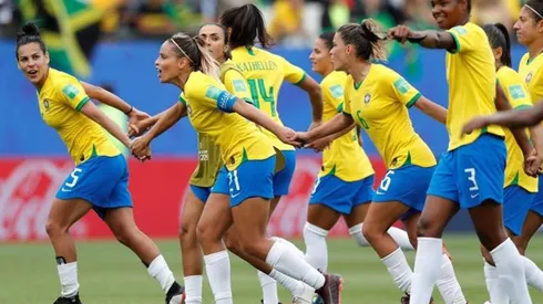 Brasil vs. Italia por la Copa Mundial Femenina.