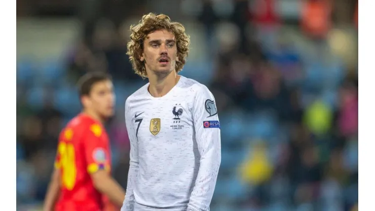 Griezmann representando al seleccionado francés.