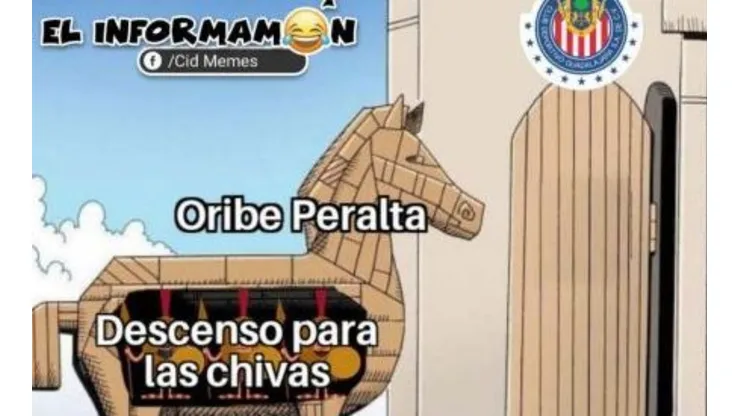¡Llegaron los memes de Oribe Peralta a Chivas!