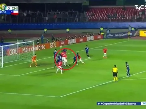 Chile buscó el gol por todos lados y lo encontró con un cabezazo implacable de Pulgar