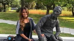 En Modo Bomba: Antonela Roccuzzo subió foto con un vestido infartante y Messi le comentó