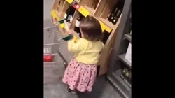 La niña tenía bien en claro lo que quería.