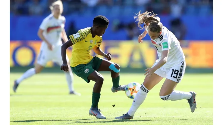 Sudáfrica vs. Alemania por la Copa Mundial Femenina.