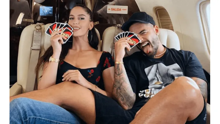 ¿Qué nos perdimos? A Maluma su novia le deseó feliz día del padre