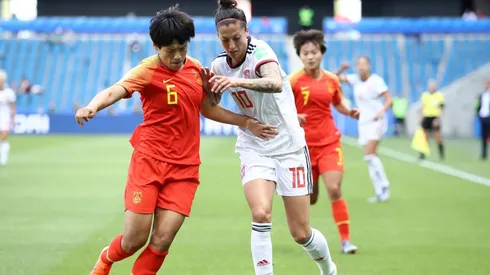 China vs. España por la Copa Mundial Femenina.