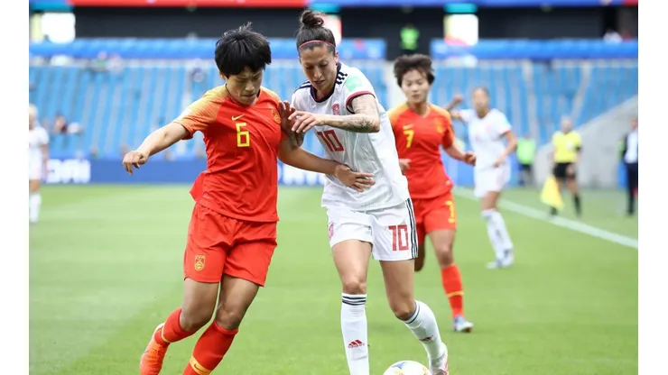 China vs. España por la Copa Mundial Femenina.
