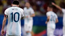 Messi y un accionar bien de capitán ante la derrota de su selección.