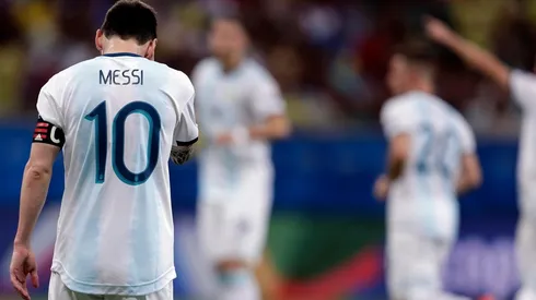 Messi y un accionar bien de capitán ante la derrota de su selección.