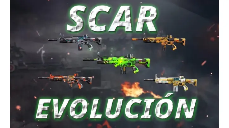 Nueva incubadora en Free Fire: ¡5 Aspectos de SCAR diferentes!