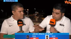 Eduardo Luis López y Juan Felipe Cadavid en 'Saque Lardo, de WIN Sports.