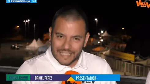 Daniel Pérez, presentador en 'Saque Largo', de WIN Sports.