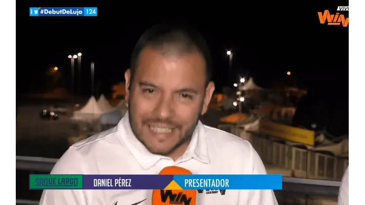 Daniel Pérez, presentador en 'Saque Largo', de WIN Sports.