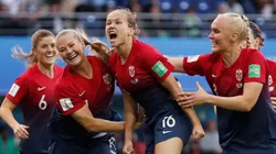 Corea del Sur vs. Noruega por la Copa Mundial Femenina.