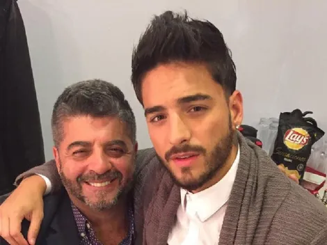 Maluma saludó a su papá ¡con una foto antes de subir a su avión privado!