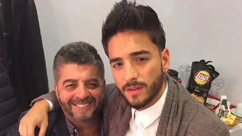 Maluma saludó a su papá ¡con una foto antes de subir a su avión privado!