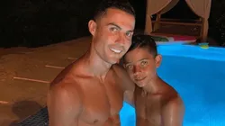 Es un tierno: se nos cayó la baba con el último mensaje de Cristiano Ronaldo a su hijo