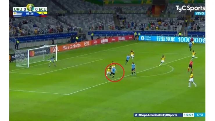 Gran definición de Nicolás Lodeiro.