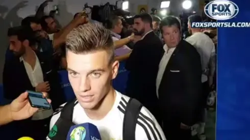 Giovani Lo Celso, polémico tras el partido.