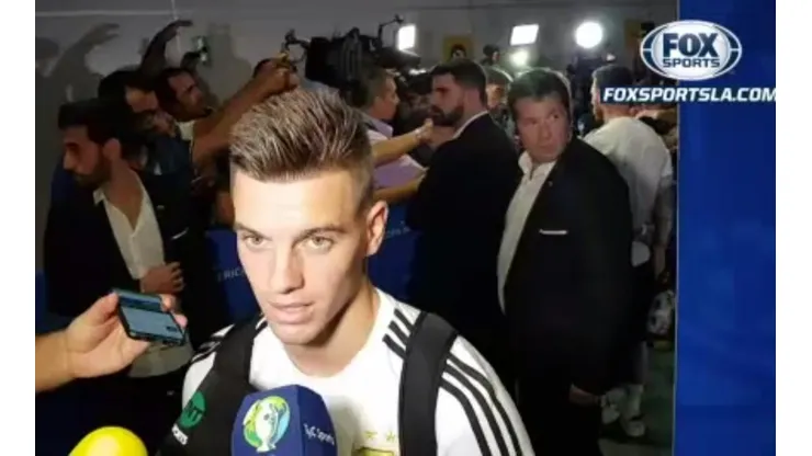Giovani Lo Celso, polémico tras el partido.