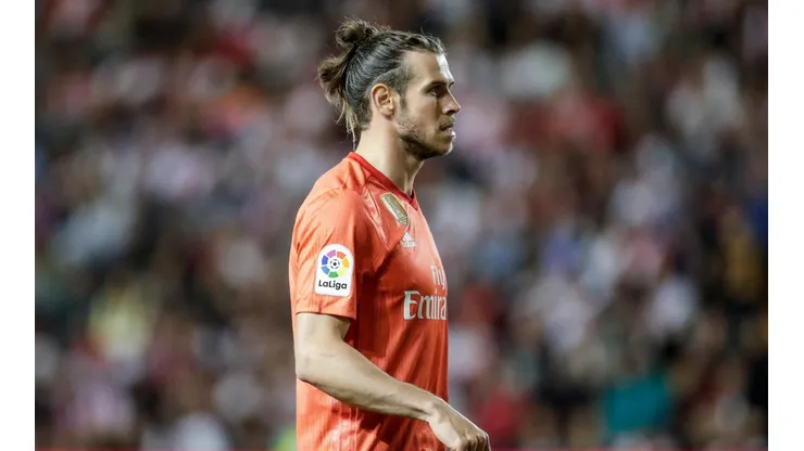 Gareth Bale con la camiseta de Real Madrid.